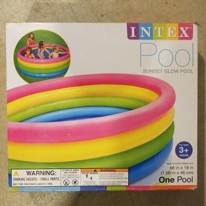 Intex inflatable pool